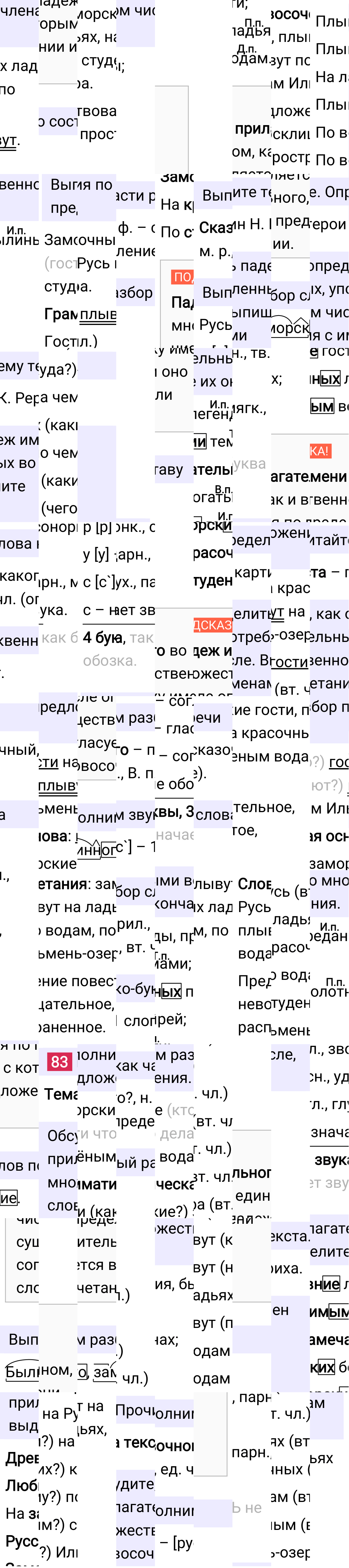 Ответ к 40-й странице учебника по русскому языку за 4 класс Канакина, Горецкий. Часть 2, 2023-2025, изображение 1.
