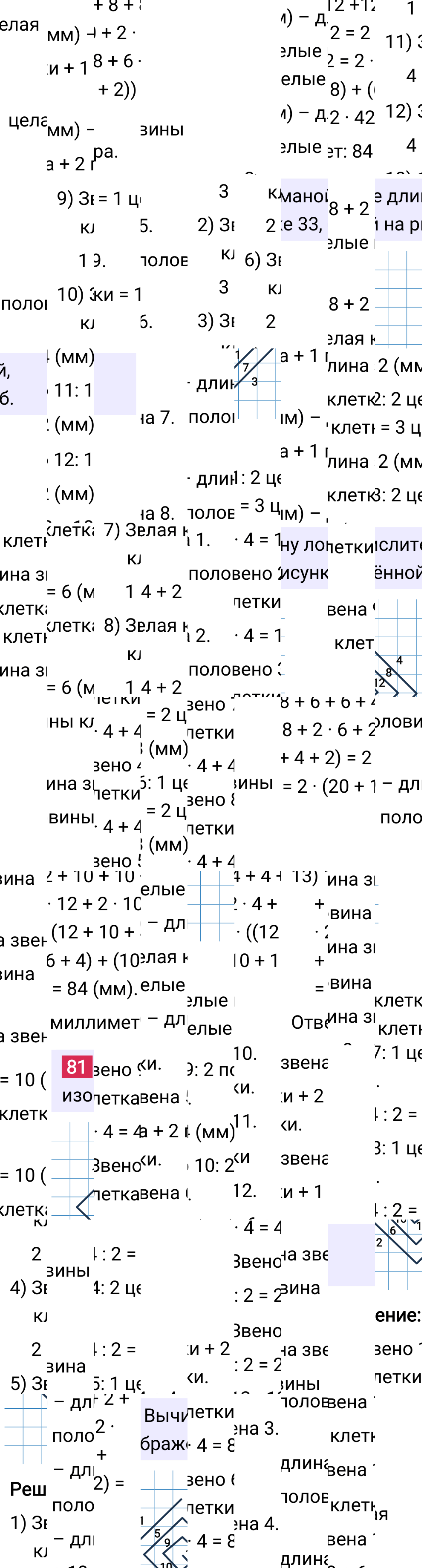 Решение задания 81 к учебнику по математике 5 класс Мерзляк, 2024-2025.