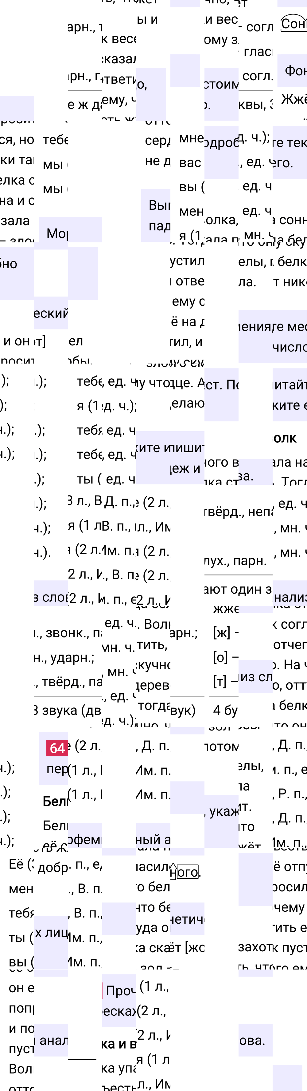 Ответ к упражнению 64 учебника по русскому языку за 5 класс Ладыженская, Баранов. Часть 1, 2023-2025.