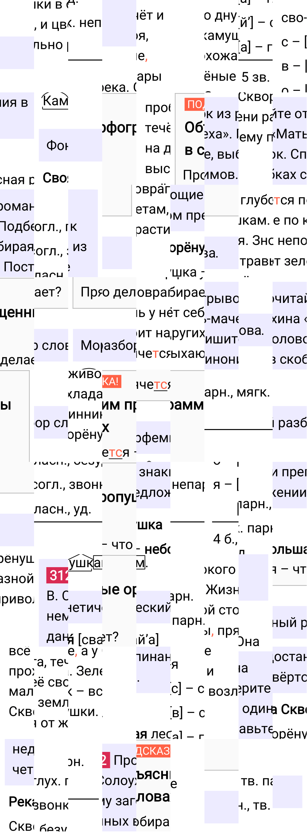 Ответ к упражнению 312 учебника по русскому языку за 5 класс Ладыженская, Баранов. Часть 1, 2023-2025.