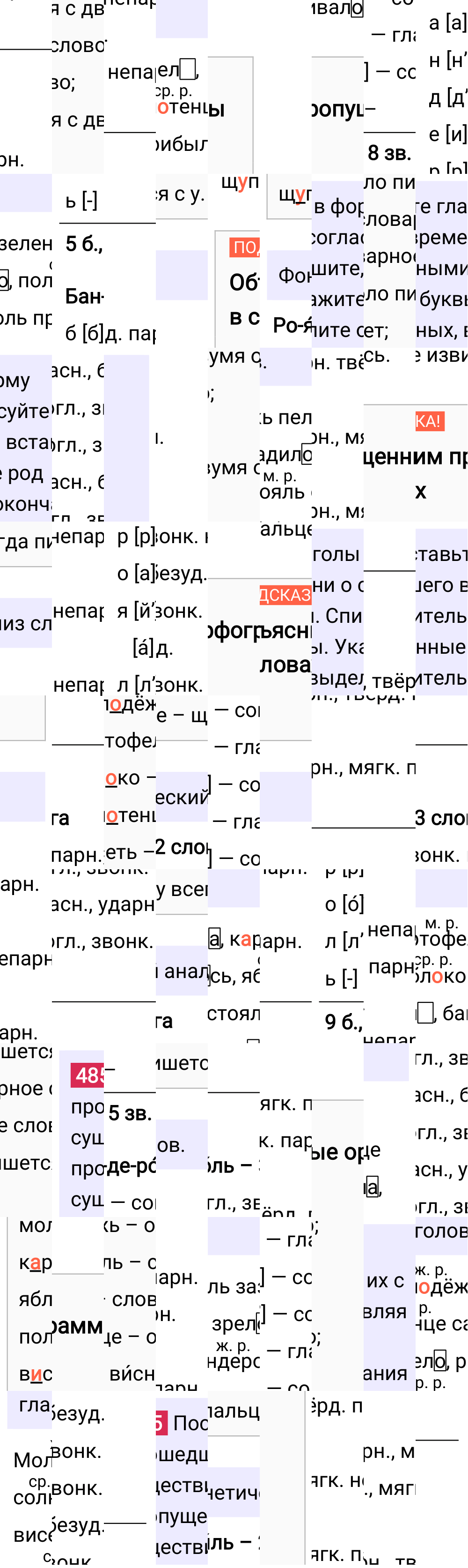 Ответ к упражнению 485 учебника по русскому языку за 5 класс Ладыженская, Баранов. Часть 2, 2023-2025.