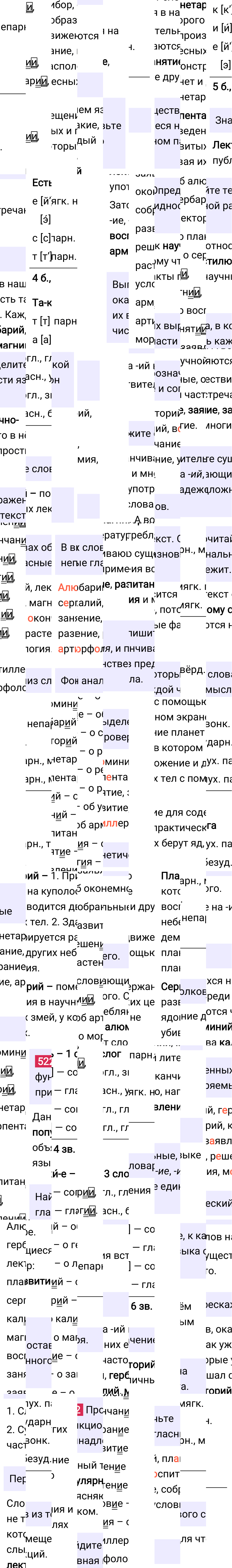 Ответ к упражнению 522 учебника по русскому языку за 5 класс Ладыженская, Баранов. Часть 2, 2023-2025.