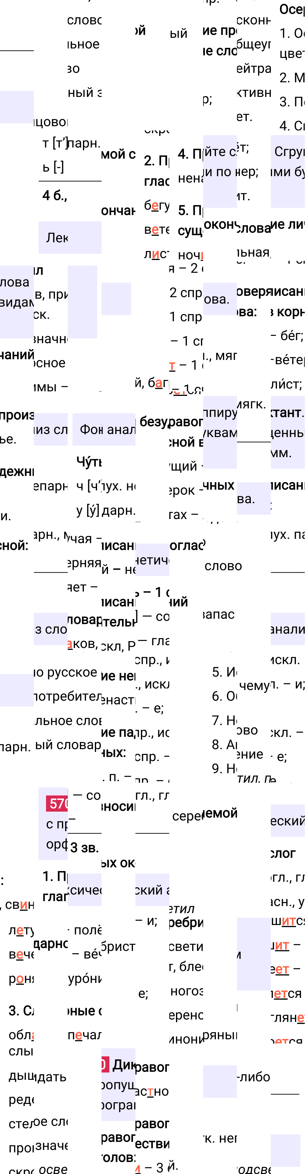 Ответ к упражнению 570 учебника по русскому языку за 5 класс Ладыженская, Баранов. Часть 2, 2023-2025.