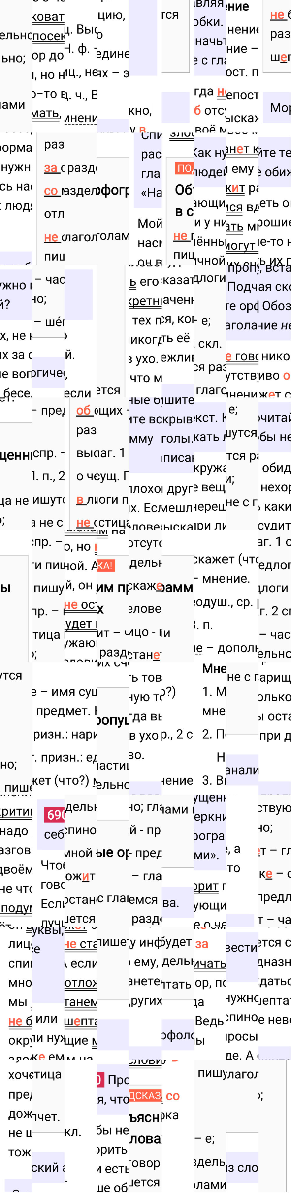 Ответ к упражнению 690 учебника по русскому языку за 5 класс Ладыженская, Баранов. Часть 2, 2023-2025.