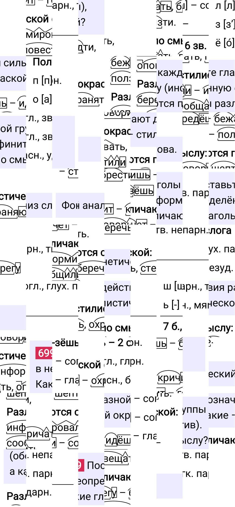 Ответ к упражнению 699 учебника по русскому языку за 5 класс Ладыженская, Баранов. Часть 2, 2023-2025.