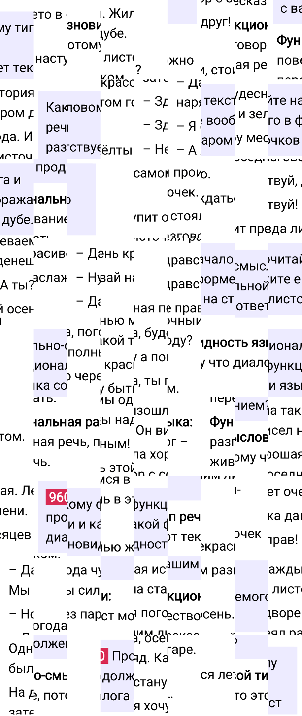 Ответ к упражнению 960 учебника по русскому языку за 5 класс Ладыженская, Баранов. Часть 2, 2023-2025.