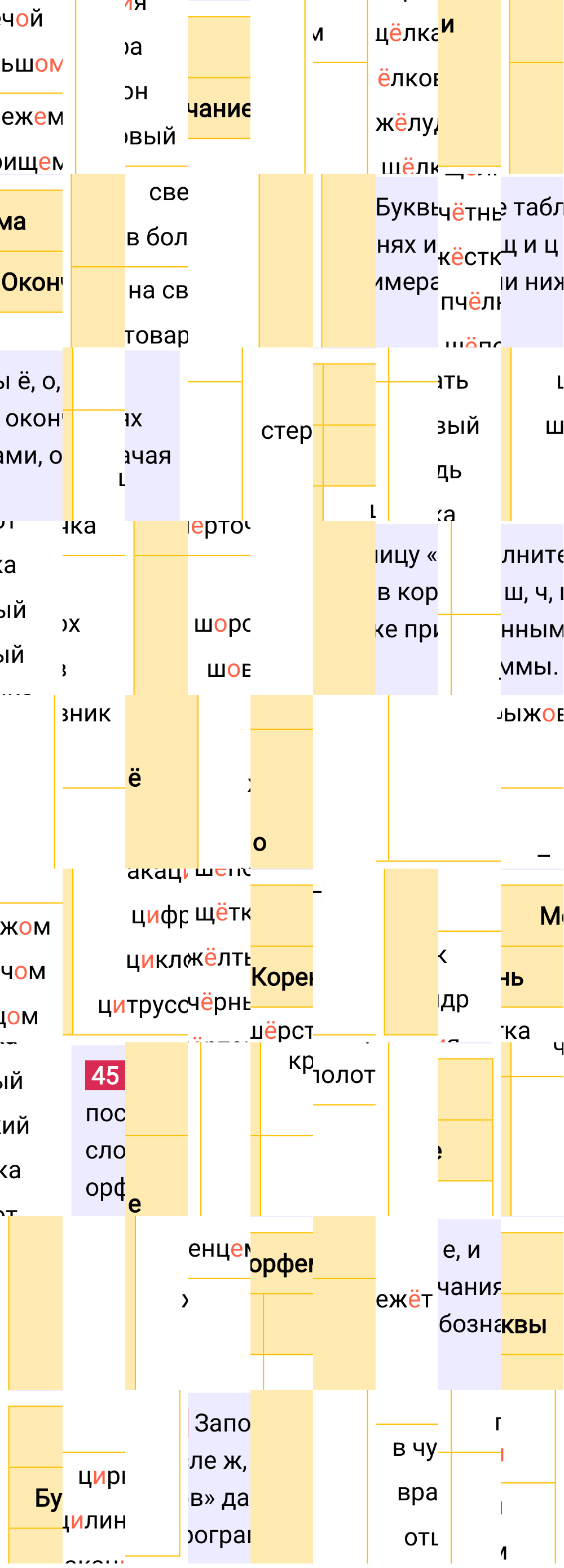 Ответ к упражнению 45 учебника по русскому языку за 6 класс Ладыженская, Баранов. Часть 1, 2023-2025, изображение 1.