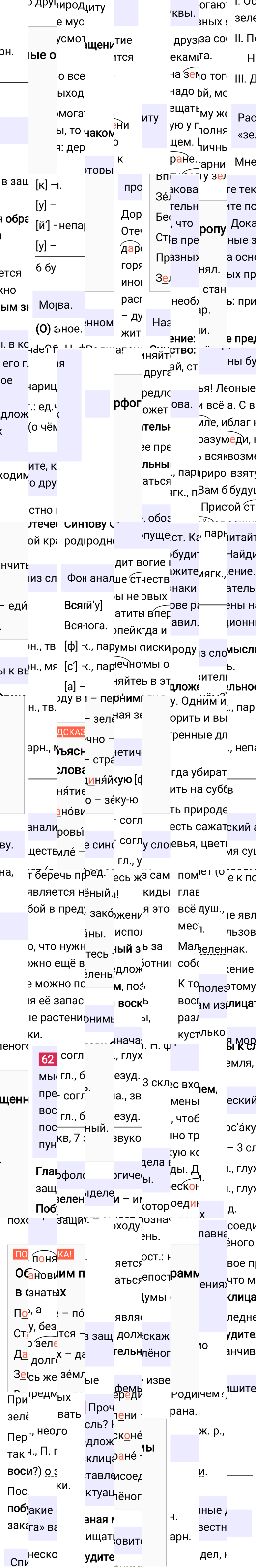 Ответ к упражнению 62 учебника по русскому языку за 6 класс Ладыженская, Баранов. Часть 1, 2023-2025.