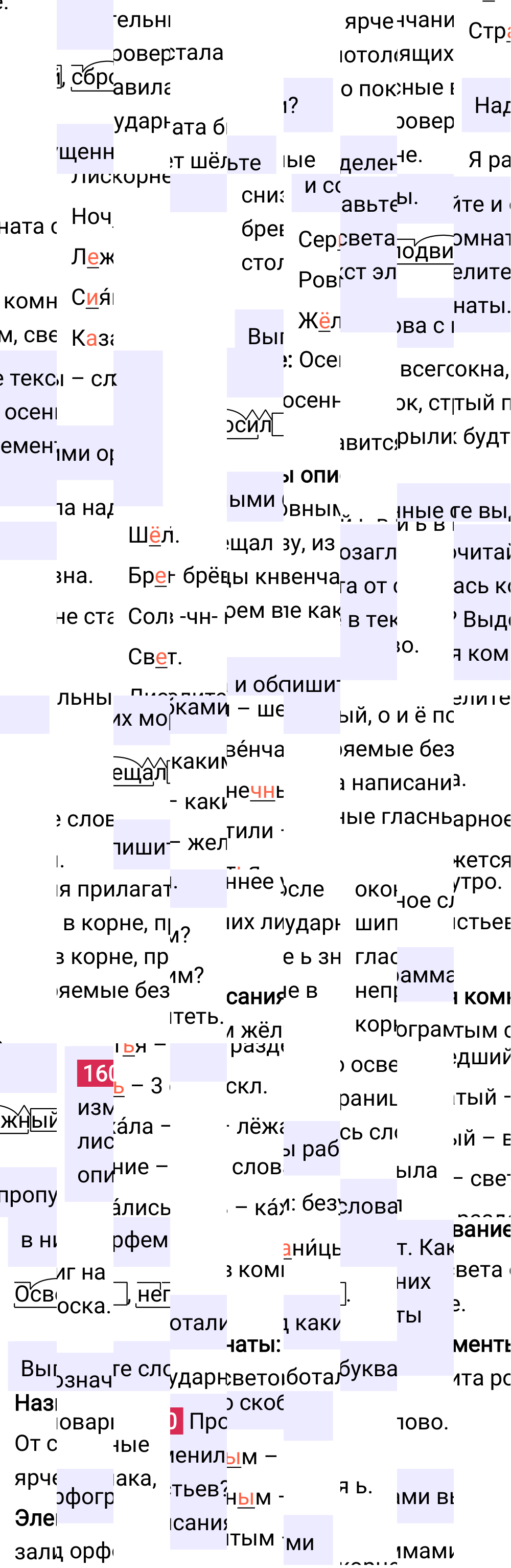 Ответ к упражнению 160 учебника по русскому языку за 6 класс Ладыженская, Баранов. Часть 1, 2023-2025.