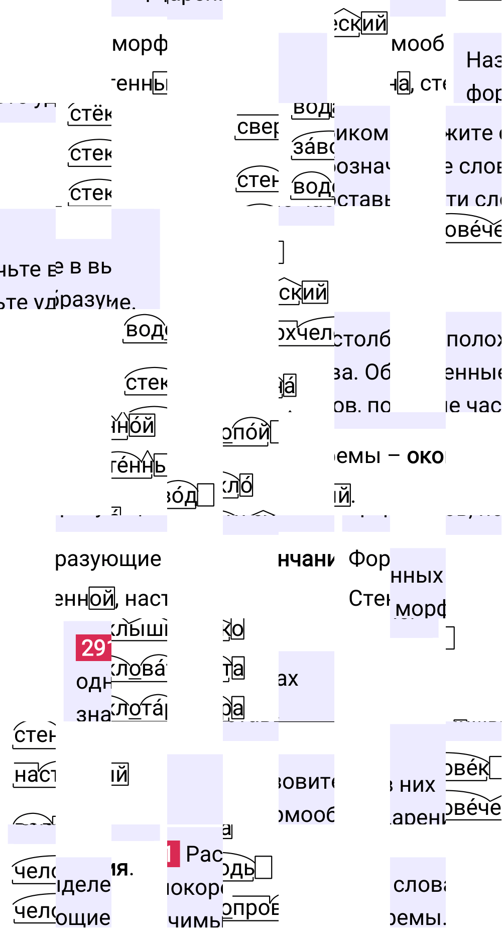 Ответ к упражнению 291 учебника по русскому языку за 6 класс Ладыженская, Баранов. Часть 1, 2023-2025.