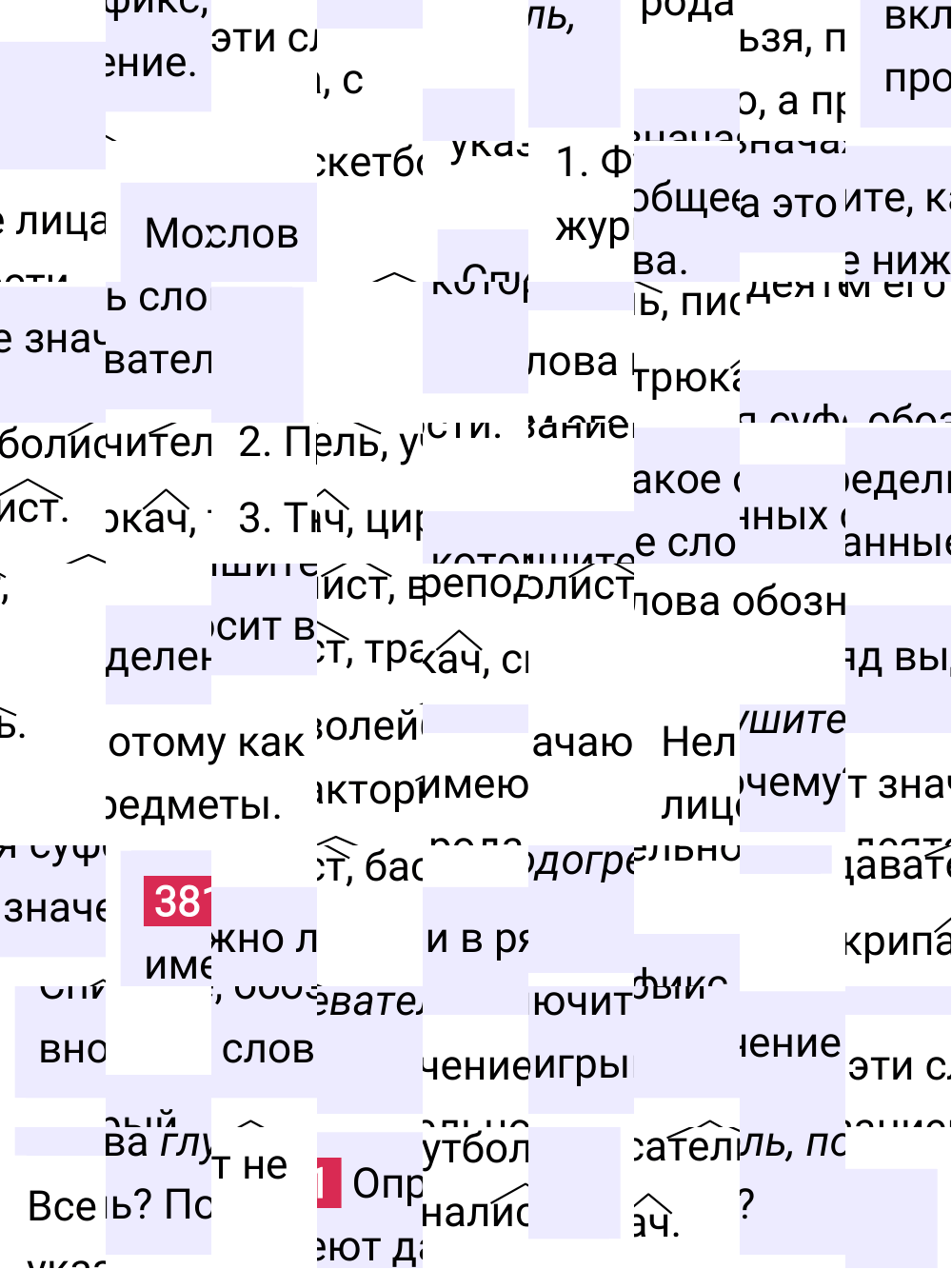 Ответ к упражнению 381 учебника по русскому языку за 6 класс Ладыженская, Баранов. Часть 1, 2023-2025.