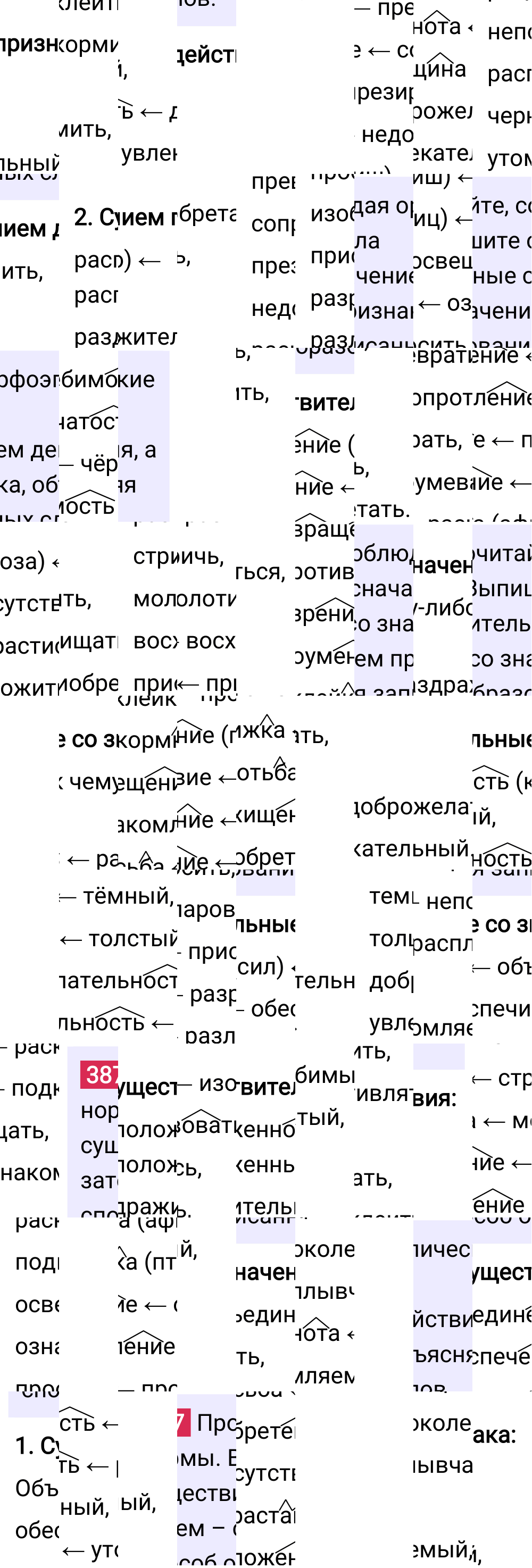 Ответ к упражнению 387 учебника по русскому языку за 6 класс Ладыженская, Баранов. Часть 1, 2023-2025, изображение 1.