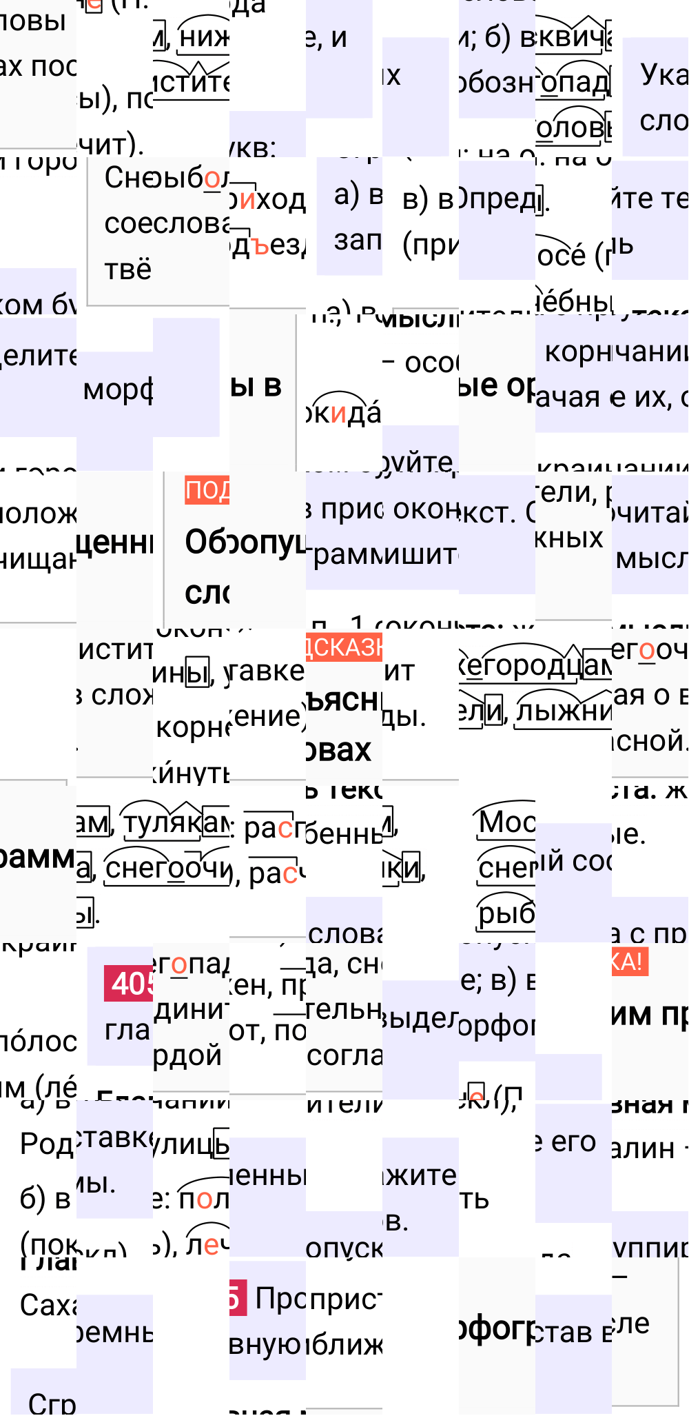 Ответ к упражнению 405 учебника по русскому языку за 6 класс Ладыженская, Баранов. Часть 1, 2023-2025.