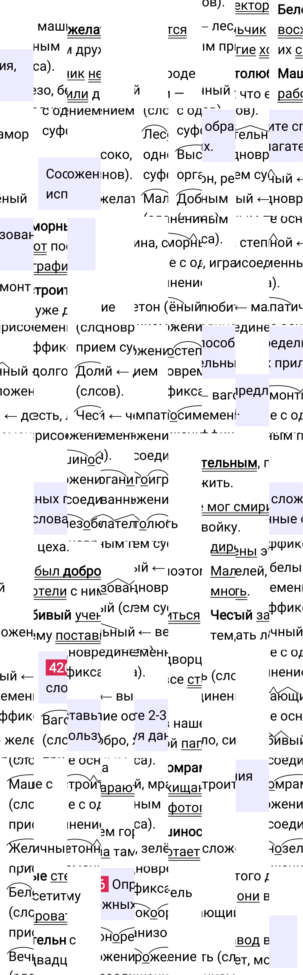 Ответ к упражнению 426 учебника по русскому языку за 6 класс Ладыженская, Баранов. Часть 1, 2023-2025.