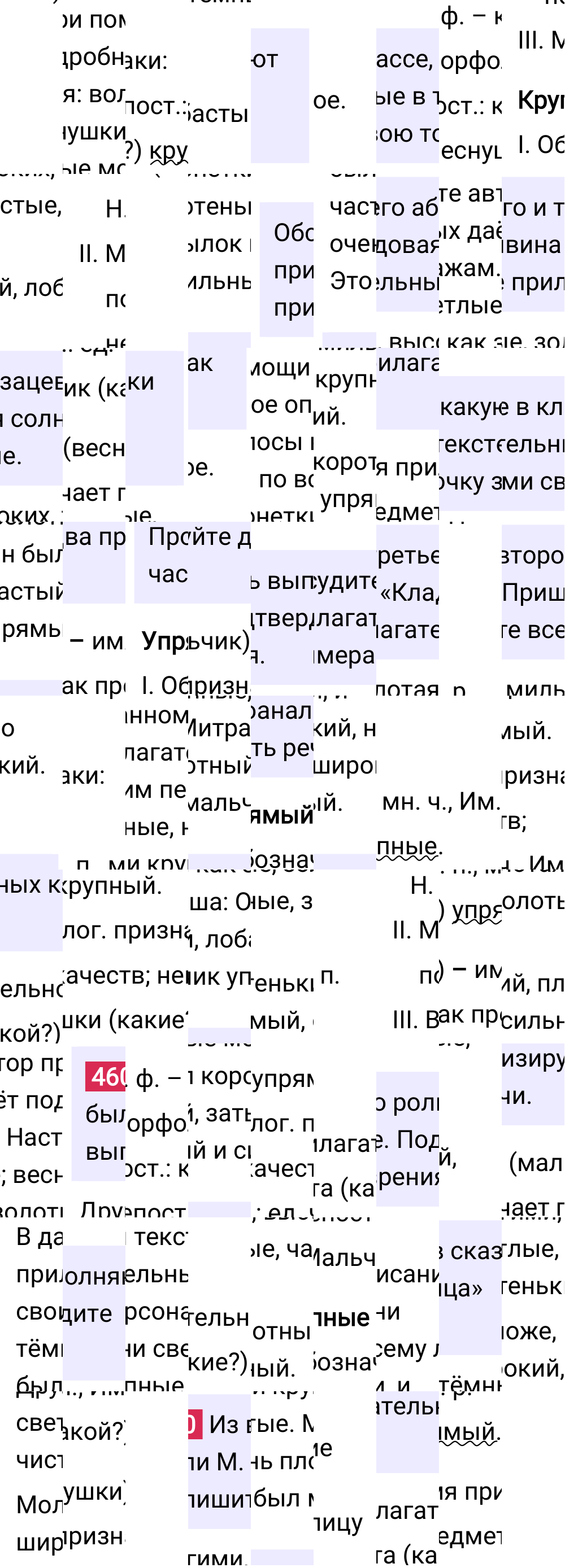 Ответ к упражнению 460 учебника по русскому языку за 6 класс Ладыженская, Баранов. Часть 1, 2023-2025.