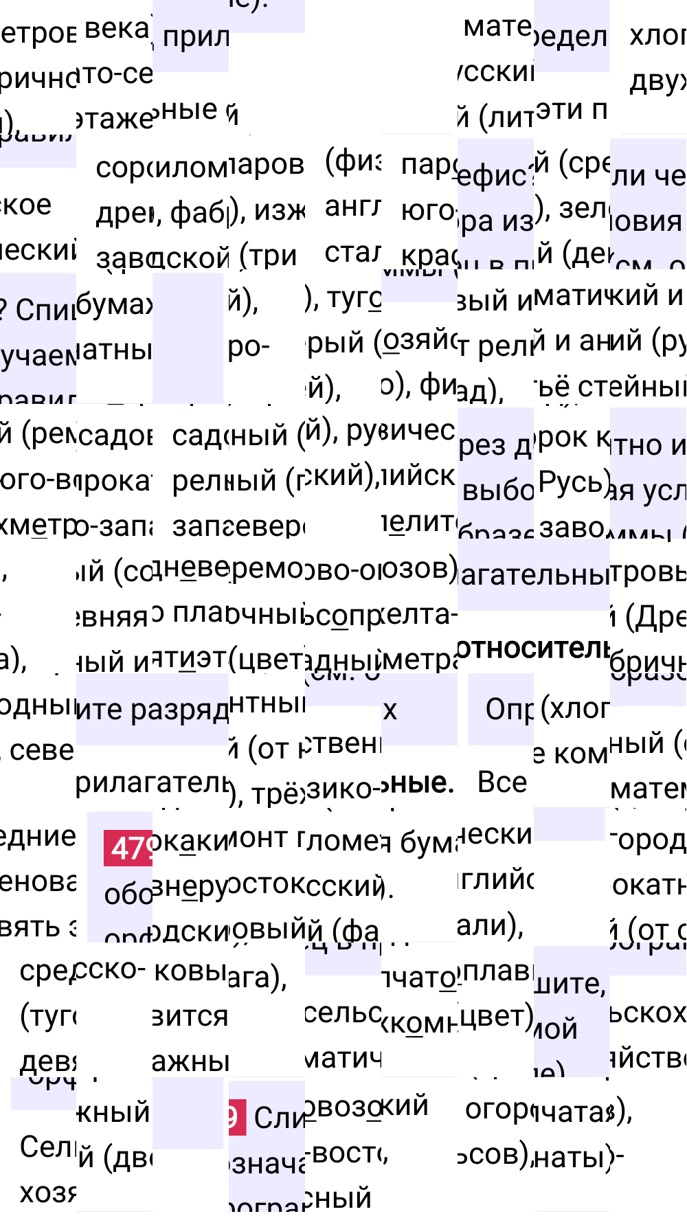 Ответ к упражнению 479 учебника по русскому языку за 6 класс Ладыженская, Баранов. Часть 1, 2023-2025.