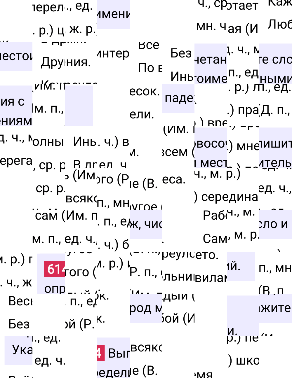 Ответ к упражнению 614 учебника по русскому языку за 6 класс Ладыженская, Баранов. Часть 1, 2023-2025.
